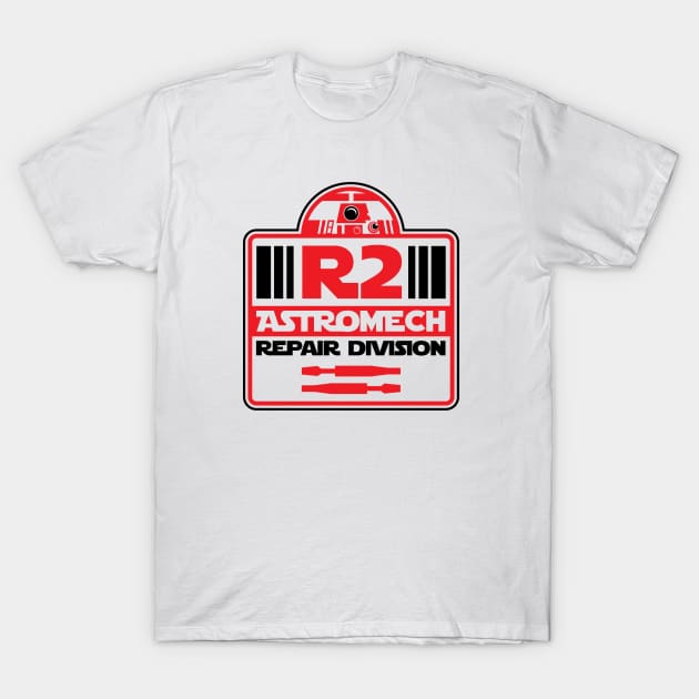 Astromech Repair Division T-Shirt by DesignWise